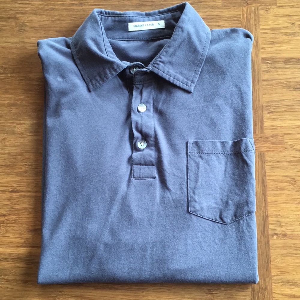 Marine Layer button up t-shirt